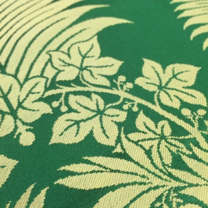 Fern & Wreath - hand woven silk